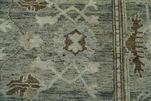 LoomBloom 9x12 Mint Hand Knotted Traditional Oushak Wool Oriental Area Rug - Oriental Rug Of Houston