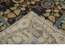 LoomBloom Multi Color Multi Size Hand Knotted Arts & Crafts/Mission Stained Glass Oushak Wool Oriental Area Rug