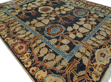 LoomBloom Multi Color Multi Size Hand Knotted Arts & Crafts/Mission Stained Glass Oushak Wool Oriental Area Rug