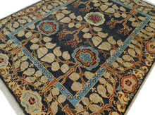 LoomBloom Multi Color Multi Size Hand Knotted Arts & Crafts/Mission Stained Glass Oushak Wool Oriental Area Rug