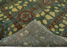 LoomBloom Multi Color Multi Size Hand Knotted Arts & Crafts/Mission Stained Glass Oushak Wool Oriental Area Rug