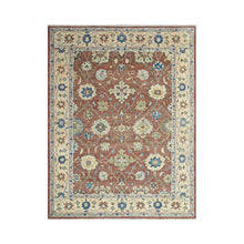 Multi Size Brown, Beige Hand Knotted 100% Wool Turkish Oushak Traditional Oriental Area Rug