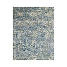 Multi Size Beige, Blue Hand Knotted 100% Wool Turkish Oushak Transitional Oriental Area Rug
