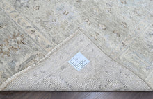 9x12 Gray, Beige, Slate Color Hand Knotted Oushak Wool Transitional Oriental Rug
