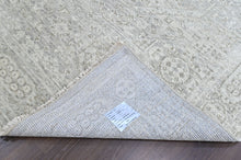 8x10 Tone on Tone Gray, , Color Hand Knotted Oushak Wool Traditional Oriental Rug