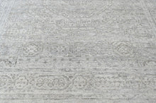 8x10 Tone on Tone Gray, , Color Hand Knotted Oushak Wool Traditional Oriental Rug