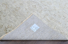 8x10 Tone on Tone Gray, , Color Hand Knotted Oushak Wool Transitional Oriental Rug