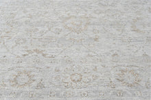 8x10 Tone on Tone Gray, , Color Hand Knotted Oushak Wool Transitional Oriental Rug