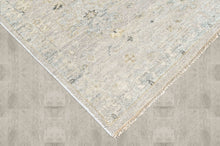 Multi Size Hand Knotted Wool Beige, Gray Oushak Transitional Rug