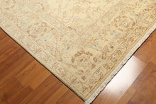 9x12 Beige, Aqua, Brown Color Hand Knotted  Wool Traditional Oriental Rug