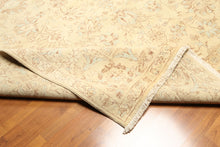 9x12 Beige, Aqua, Brown Color Hand Knotted  Wool Traditional Oriental Rug