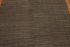 6x9 Tone on Tone Leather Flat Pile Modern & Contemporary Oriental Area Rug - Oriental Rug Of Houston