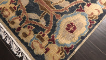 LoomBloom Multi Color Multi Size Hand Knotted Arts & Crafts/Mission Stained Glass Oushak Wool Oriental Area Rug