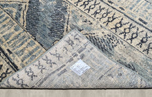 Multi Size Hand Knotted Wool Blue, Gray Tribal Moroccan Rug