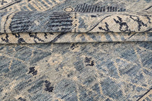 Multi Size Hand Knotted Wool Blue, Gray Tribal Moroccan Rug