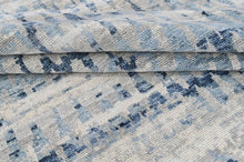 9x12 Gray, Blue, Color Hand Knotted Oushak Wool  Oriental Rug