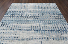 9x12 Gray, Blue, Color Hand Knotted Oushak Wool  Oriental Rug