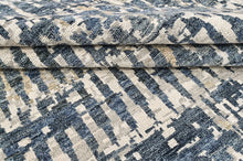 Multi Size Hand Knotted Wool Gray Oushak Modern Rug