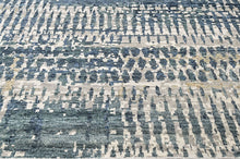 Multi Size Hand Knotted Wool Gray Oushak Modern Rug