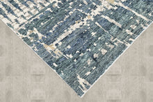 Multi Size Hand Knotted Wool Gray Oushak Modern Rug