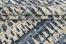 Multi Size Hand Knotted Wool Gray Oushak Modern Rug