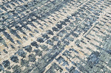 Multi Size Hand Knotted Wool Gray Oushak Modern Rug