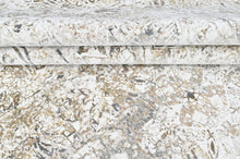 9x12 Ivory, Beige, Multi Color Power Loom Oushak Wool Modern Oriental Rug