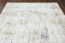 9x12 Ivory, Moss, Slate Color Power Loom Oushak Wool Modern Oriental Rug