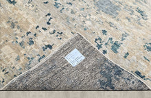 Multi Size Hand Knotted Wool Blue, Gray Tibetan Abstract Rug