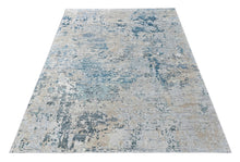 Multi Size Gray Blue Slate Color Hand Knotted Tibetan Wool  Oriental Rug