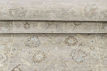 2'6''x8 Hand Knotted Wool Gray, Beige Oushak Transitional Rug