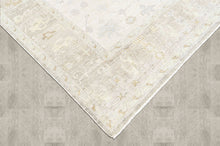Multi Size Hand Knotted Wool Beige, Taupe Oushak Transitional Rug