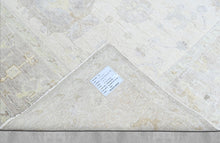 Multi Size Beige Taupe Gray Color Hand Knotted Oushak Wool Transitional Oriental Rug