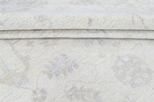 Multi Size Beige Taupe Gray Color Hand Knotted Oushak Wool Transitional Oriental Rug