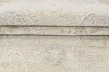 Multi Size Hand Knotted Wool Beige, Taupe Oushak Transitional Rug