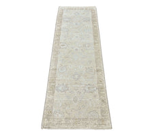 Multi Size Hand Knotted Wool Beige, Taupe Oushak Transitional Rug