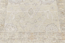 Multi Size Hand Knotted Wool Beige, Taupe Oushak Transitional Rug