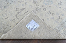 3x5 Gray, Slate, Multi Color Hand Knotted Oushak Wool Transitional Oriental Rug