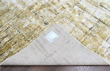 9x12 Beige, Gray, Gold Color Power Loom Oushak Wool Modern Oriental Rug