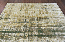 9x12 Beige, Gray, Gold Color Power Loom Oushak Wool Modern Oriental Rug