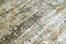 9x12 Beige, Gray, Gold Color Power Loom Oushak Wool Modern Oriental Rug
