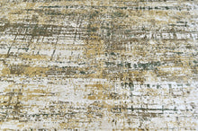 9x12 Beige, Gray, Gold Color Power Loom Oushak Wool Modern Oriental Rug