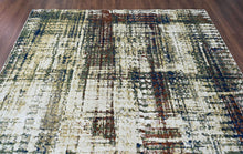 9x12 Beige, Gray, Rust Color Power Loom Oushak Wool Modern Oriental Rug
