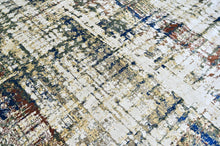 9x12 Beige, Gray, Rust Color Power Loom Oushak Wool Modern Oriental Rug