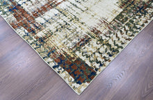 9x12 Beige, Gray, Rust Color Power Loom Oushak Wool Modern Oriental Rug