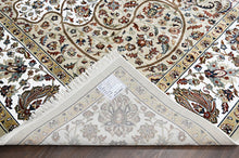 9x12 Light Gold, Ivory, Brown Color Power Loom Oushak Wool Traditional Oriental Rug