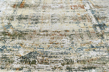 9x12 Gray, Beige, Burnt Orange Color Power Loom Oushak Wool Modern Oriental Rug