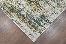 9x12 Gray, Beige, Burnt Orange Color Power Loom Oushak Wool Modern Oriental Rug