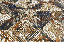 9x12 Ivory, Gold, Blue Color Power Loom Oushak Wool Modern Oriental Rug