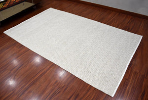 Multi Sizes Ivory, Taupe Hand Woven Traditional 100% Wool Oriental Area Rug - Oriental Rug Of Houston